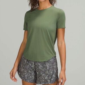 Lululemon High Neck Running and Training T-Shirt